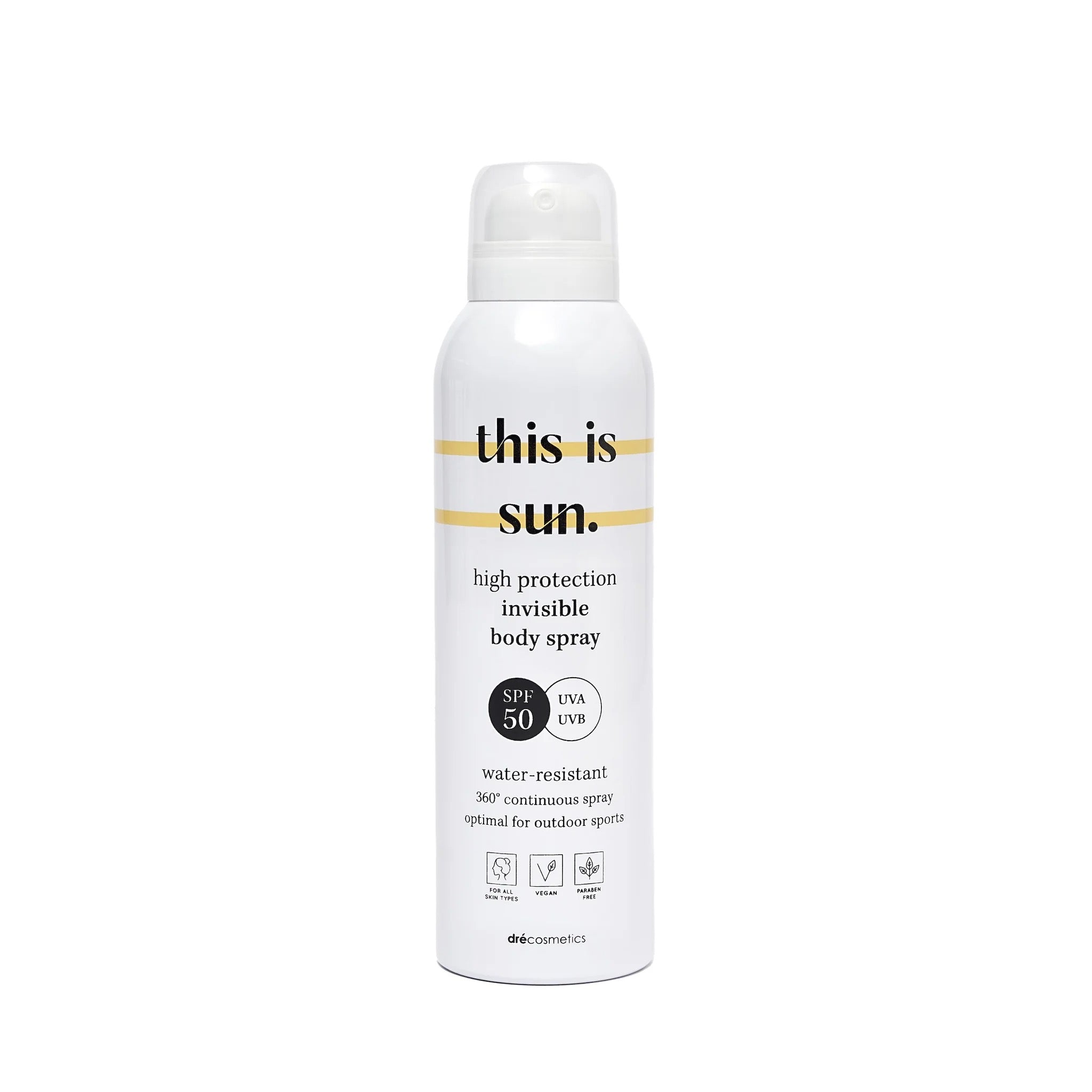 INVISIBLE Body Spray SPF50 'this is sun.'